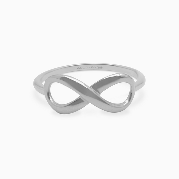 Anillo infinito oro blanco sale