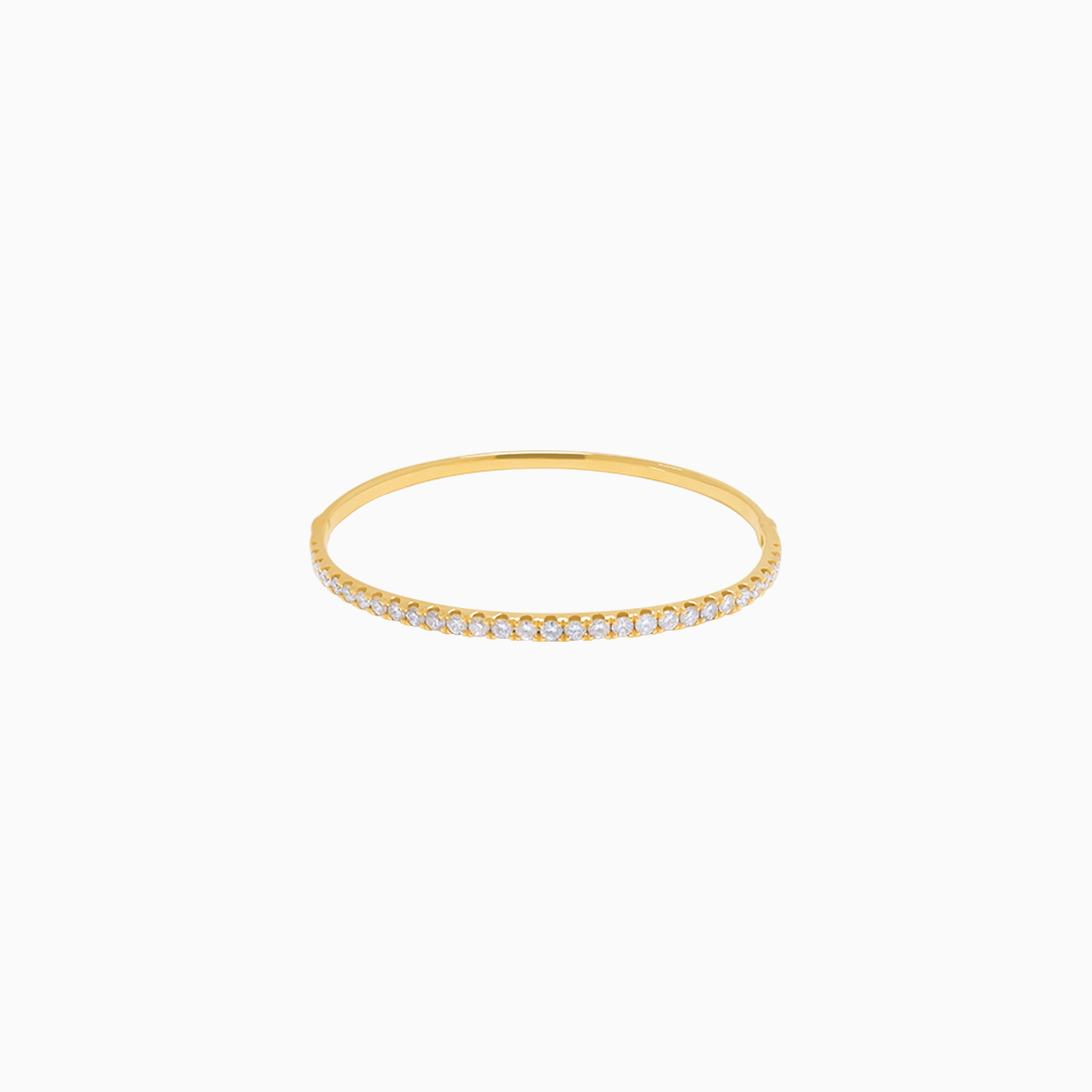 Pulsera bangle oro amarillo 18K con brillantes