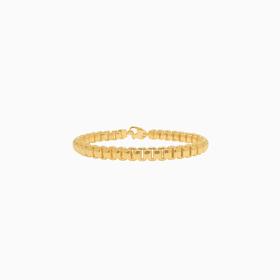 Pulsera oro amarillo de 18K tipo tejido