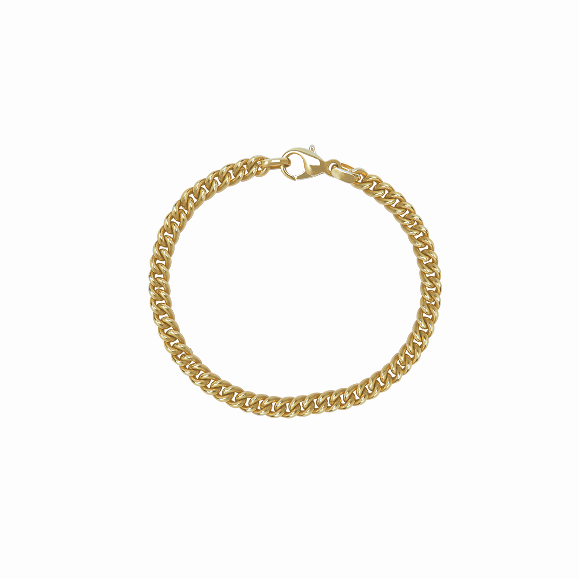 Pulsera en oro amarillo 18K lomo de corvina