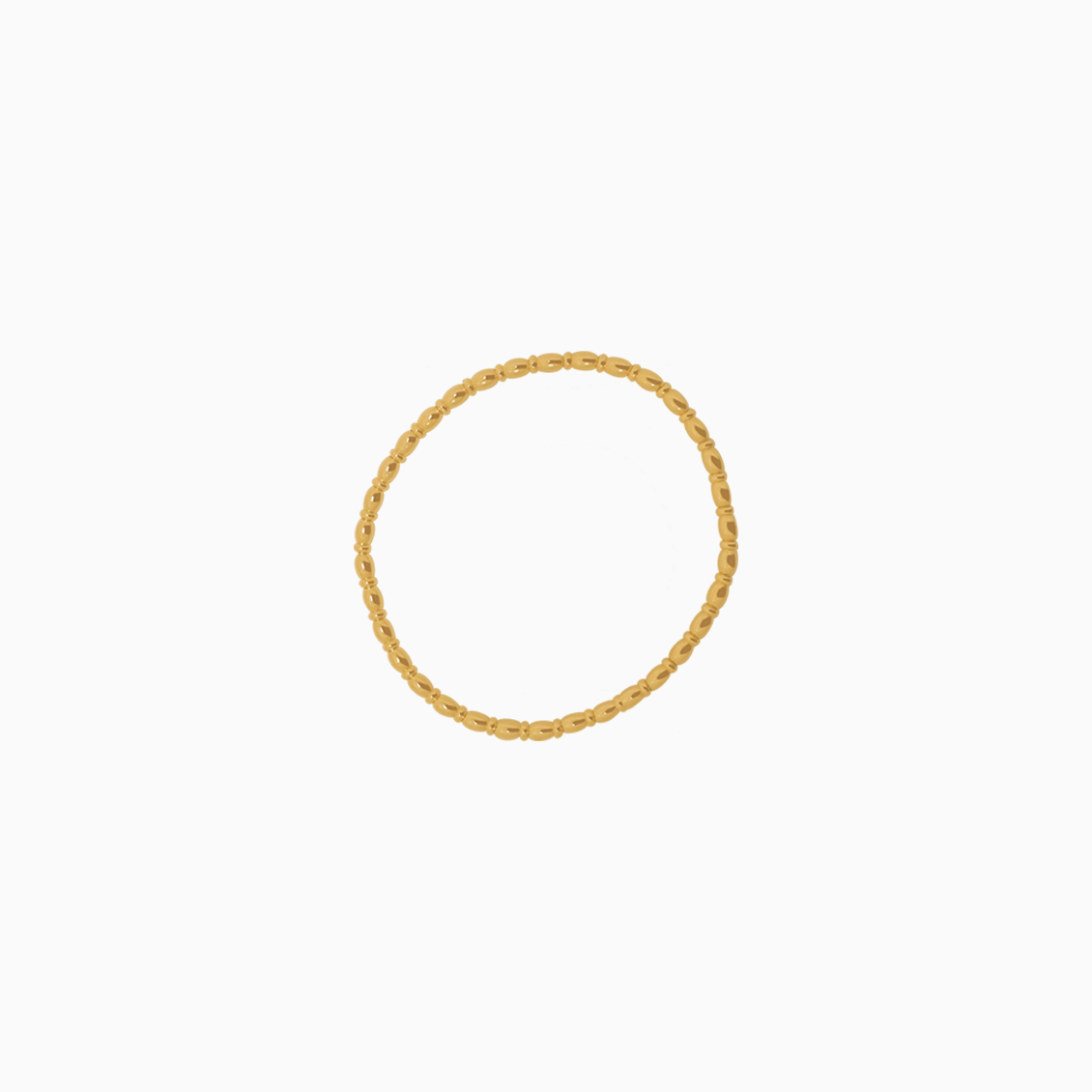 Pulsera oro amarillo 18K retractil