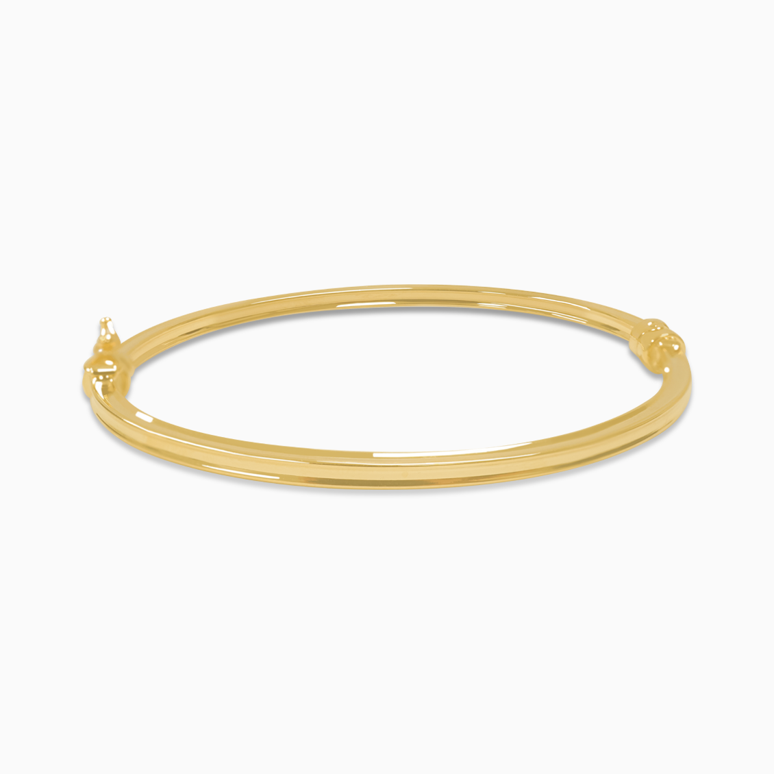 Pulsera oro amarillo de 18K bangle oval