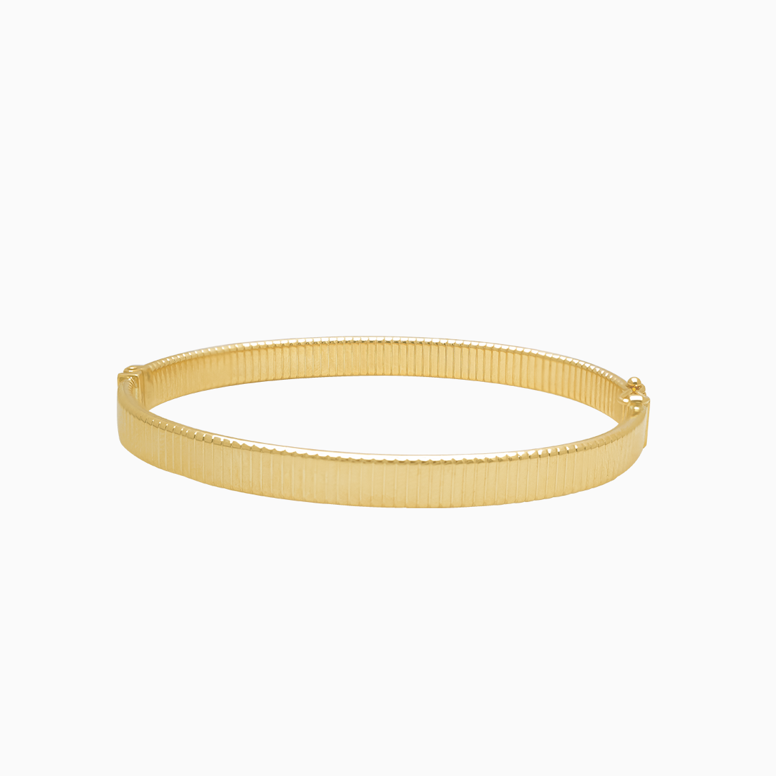 Pulsera en oro amarillo de 18K bangle tipo cinta
