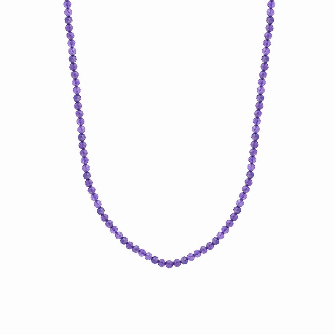 Collar Marea con cuentas de amatista