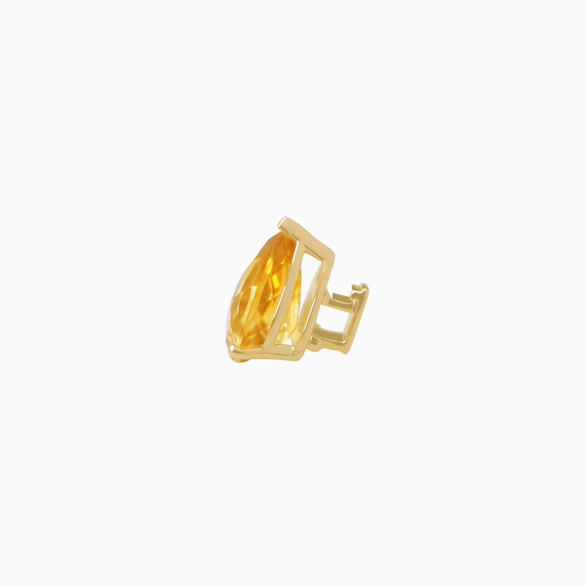 Dije oro amarillo 18K versátil con citrino