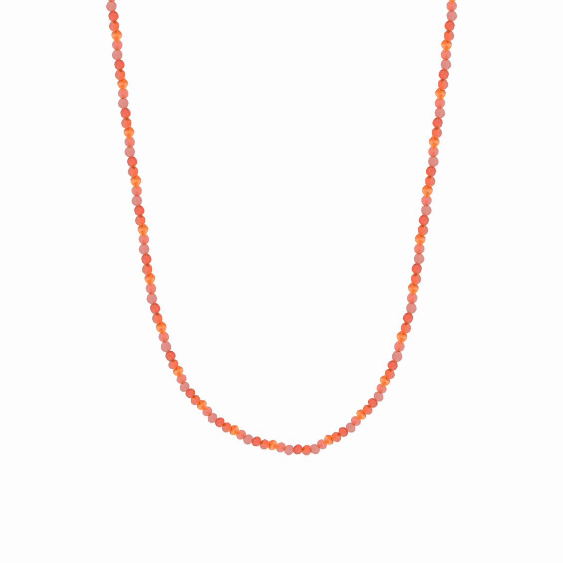 Collar Marea con cuentas de cornalinas