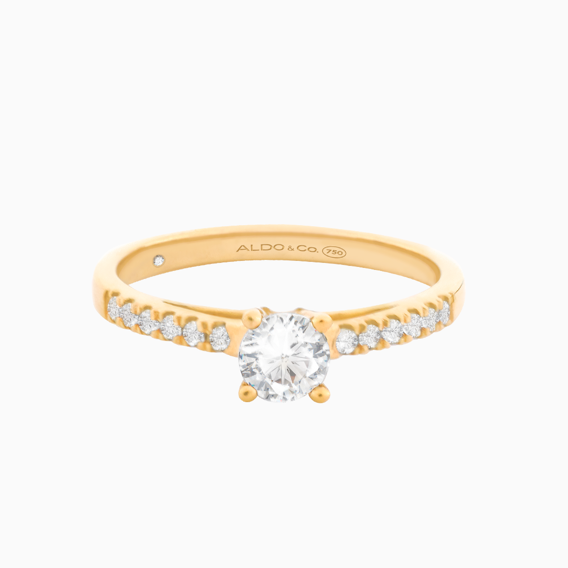 Anillo modelo emperatriz con brill. 0.40 ct