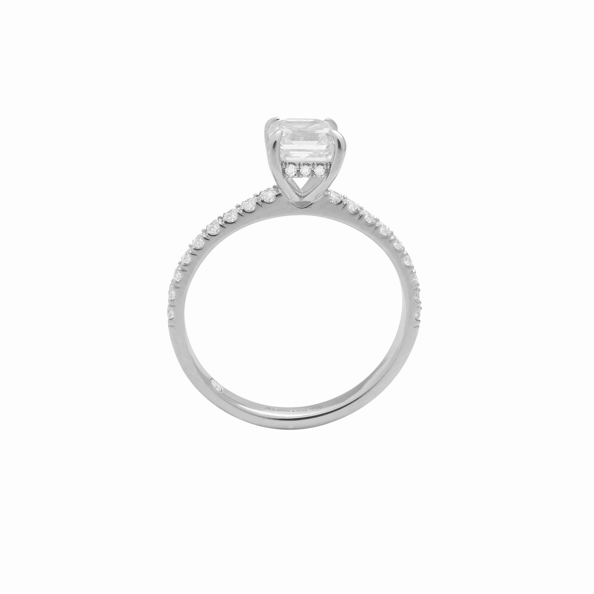 Anillo de compromiso en oro amarillo de 18K modelo Julietta