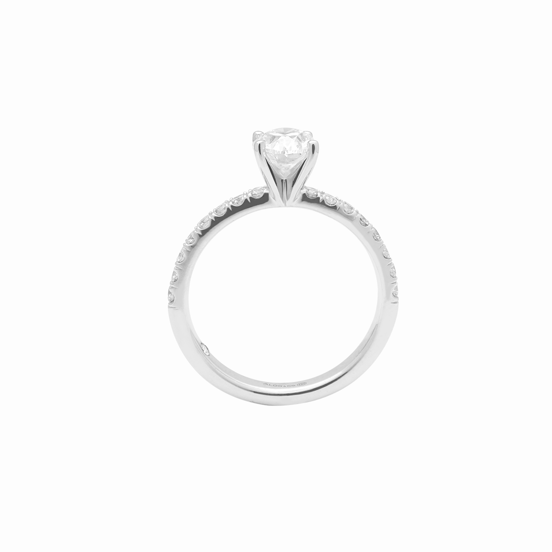 Anillo de compromiso en oro amarillo de 18K modelo Camile