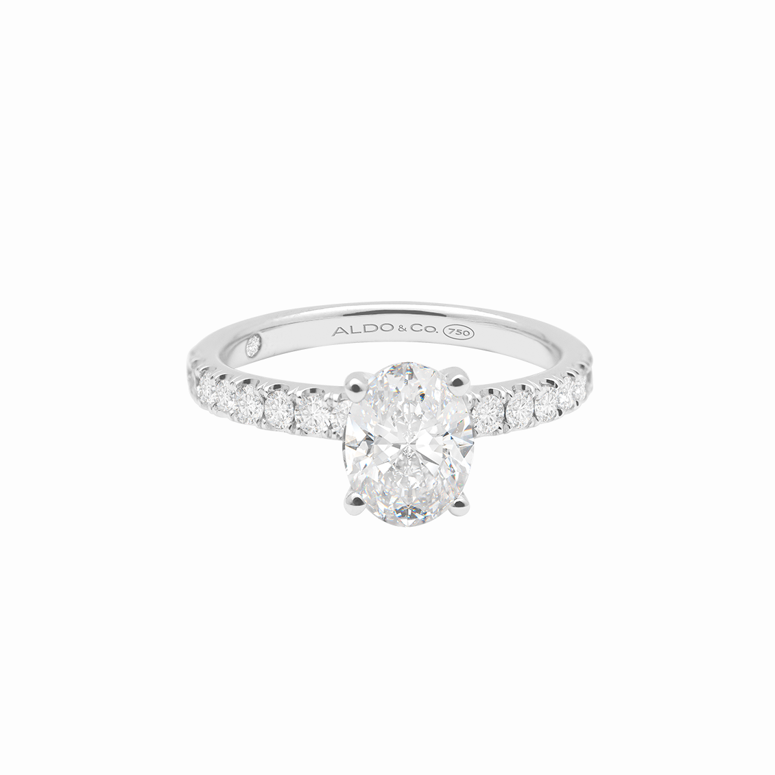 Anillo de compromiso en oro amarillo de 18K modelo Camile