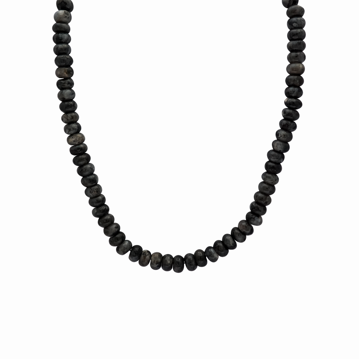 Collar marea con labradonita con broche de oro de 18K