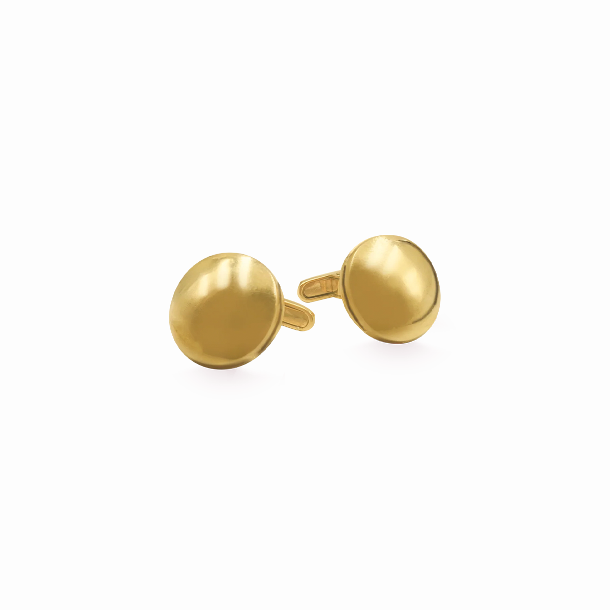 Gemelos en oro amarillo de 18K botón