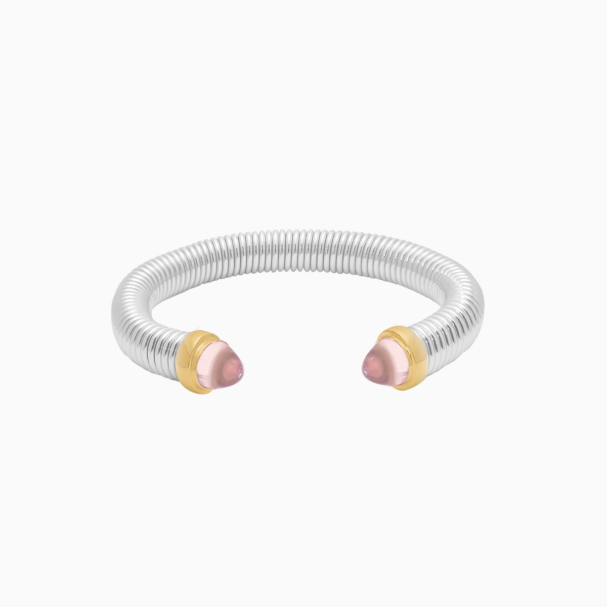 Pulsera Ánima con Calcedonia en plata 925 y oro 18k