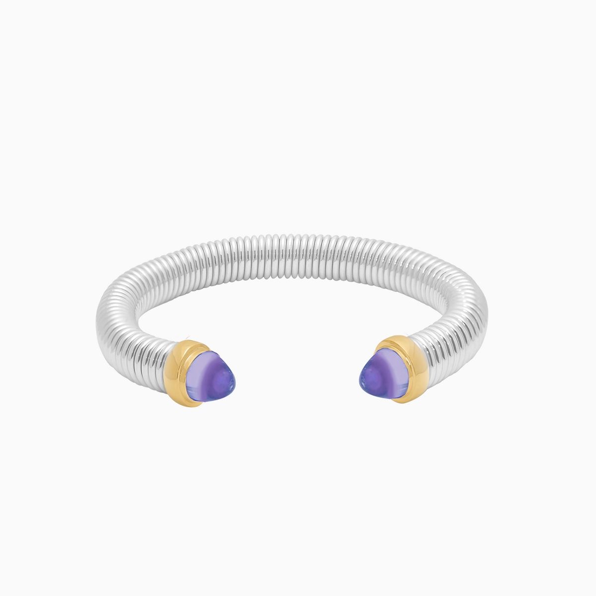 Pulsera Ánima con Tsavorita en plata 925 y oro 18k