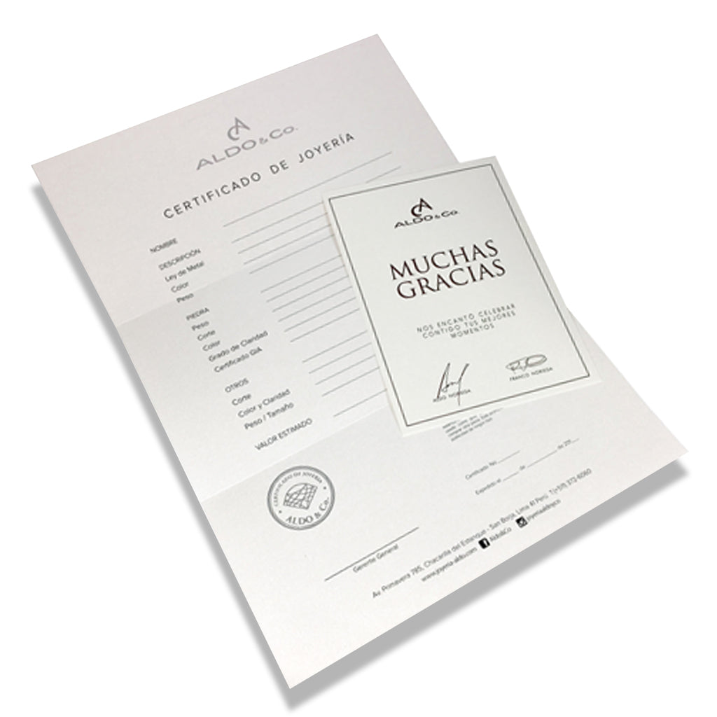 Certificación Aldo & Co.