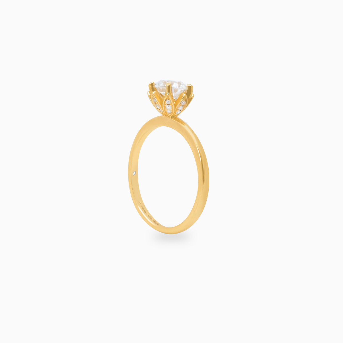 Anillo de Compromiso Solitario Bouquet