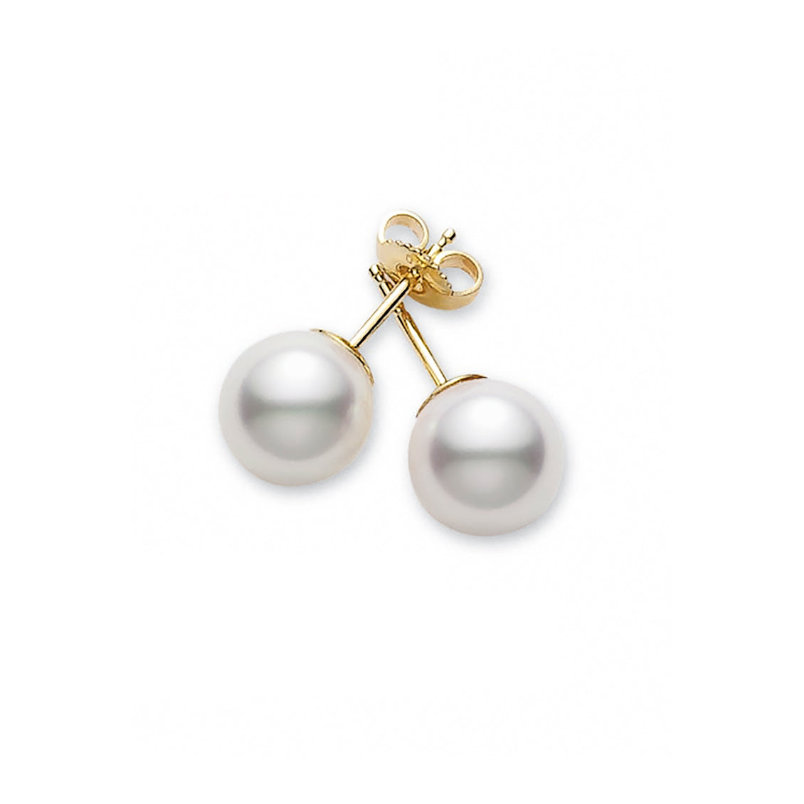 Aretes Mikimoto con perla