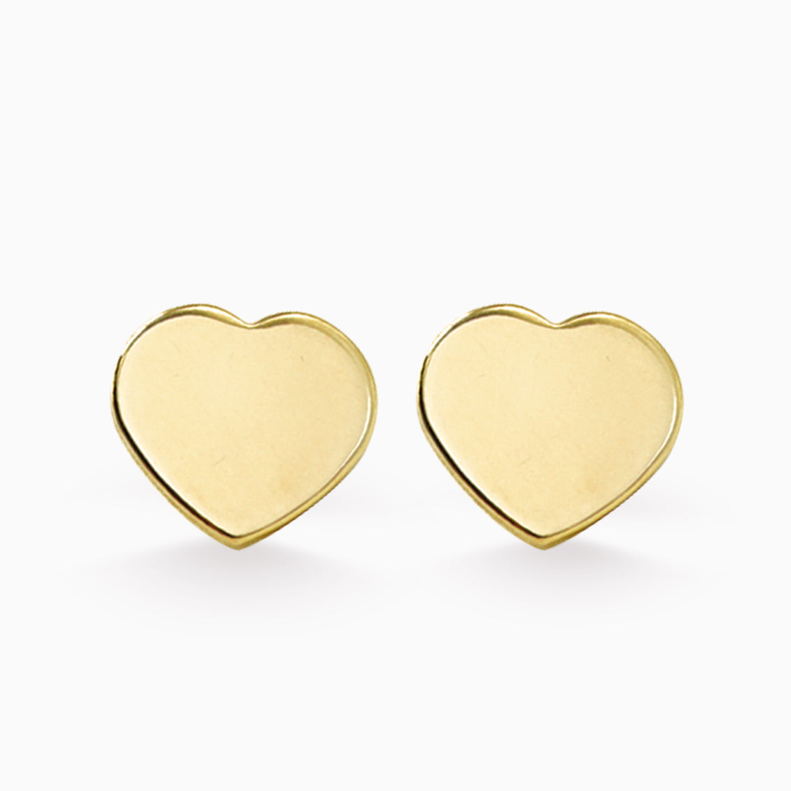 Aretes en oro amarillo de 18K forma de corazon - Aldo & Co.
