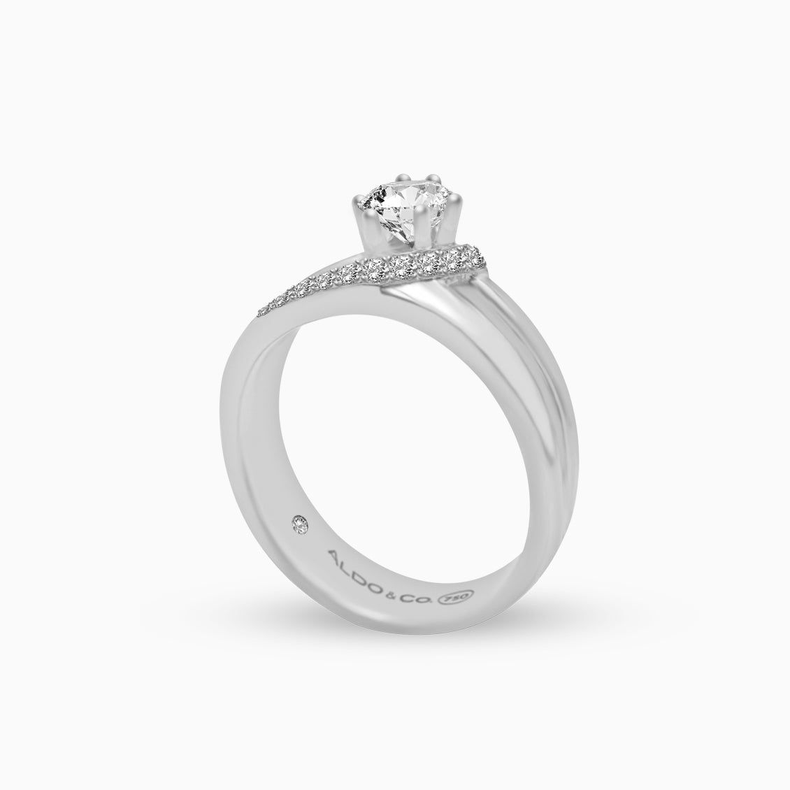 Anillo de Compromiso modelo celestial