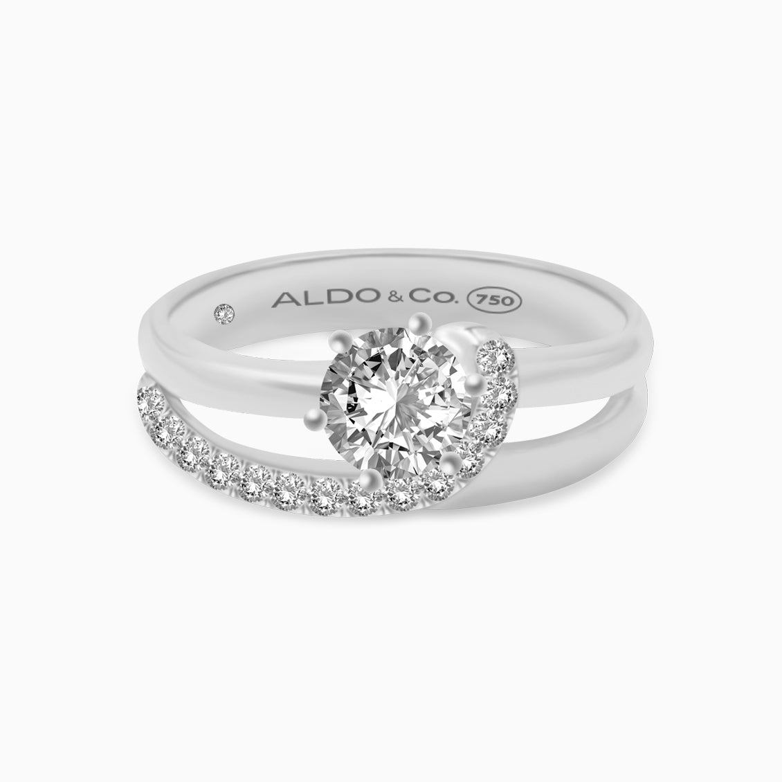 Anillo de Compromiso modelo celestial