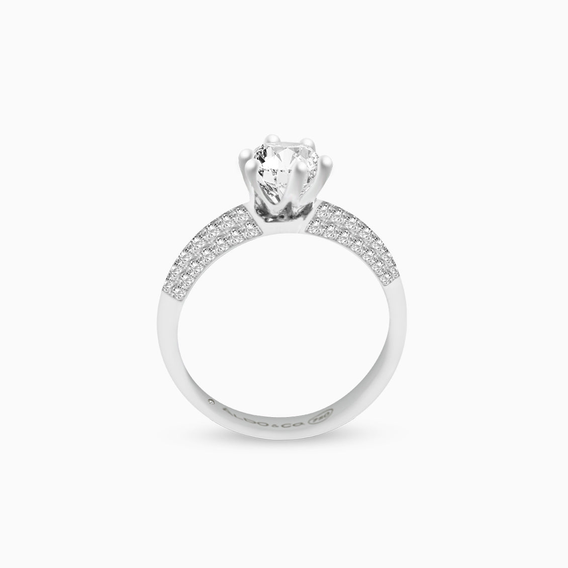 Anillo de Compromiso con brillantes